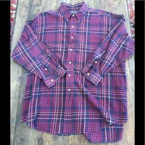 Ralph Lauren flannel button down shirt